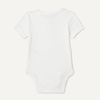 Amazon Essentials Unisex Babies’ Short Sleeve Henley Bodysuit, Pack of 2(White)