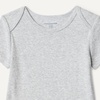Amazon Essentials Unisex Babies’ Short-Sleeve Bodysuits(Blue/Light Heather Grey)