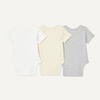 Amazon Essentials Unisex Babies’ Short-Sleeve Bodysuits(Neutrals)