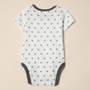 Amazon Essentials Unisex Babies’ Short-Sleeve Bodysuits(White  Stars)