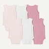 Amazon Essentials Unisex Babies’ Sleeveless Cotton Rib Bodysuits, Pack of 6(Multicolor)
