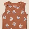 Amazon Essentials Unisex Babies’ Sleeveless Cotton Rib Bodysuits, Pack of 6(Multicolor/Tigers)