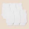 Amazon Essentials Unisex Babies’ Sleeveless Cotton Rib Bodysuits, Pack of 6(White)