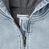Amazon Essentials Unisex Babies’ Soft Stretch Regular-Fit Denim Jacket with Hood(Stone Light Wash)
