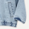 Amazon Essentials Unisex Babies’ Soft Stretch Regular-Fit Denim Jacket with Hood(Stone Light Wash)