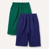 Amazon Essentials Unisex Toddlers and Babies’ French Terry Cotton Pants(Green/Navy)