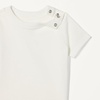 Amazon Essentials Unisex Toddlers and Babies’ Short Sleeve T-Shirts(White)