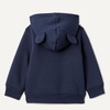 Amazon Essentials unisex-baby Sherpa Lined Full Zipper Hoodie(Navy)