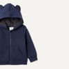 Amazon Essentials unisex-baby Sherpa Lined Full Zipper Hoodie(Navy)