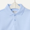 Amazon Essentials x Sofia Grainge Babies, Toddlers and Boys’ French Terry Polo Sweatshirt, Relaxed Fit(Light Blue)