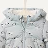 Amazon Essentials x Sofia Grainge Babies, Toddlers and Boys’ Water-Resistant Hooded Puffer Jacket(Dove Grey Sheep)