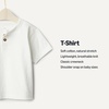 Amazon Essentials x Sofia Grainge Baby Boys’ Cotton Crewneck Short Sleeve T-Shirts with Shoulder Snap(Elephants/White)
