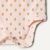 Amazon Essentials x Sofia Grainge Baby Girls’ Cotton Ruffle Sleeve Bodysuit with Embroidered Detail, Pack of 2(Strawberry/Stripe)