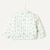 Amazon Essentials x Sofia Grainge Baby Girls’ Cotton Sateen Lightweight Printed Jacket(Ivory Blue Floral)