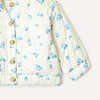 Amazon Essentials x Sofia Grainge Baby Girls’ Cotton Sateen Lightweight Printed Jacket(Ivory Blue Floral)