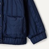 Amazon Essentials x Sofia Grainge Baby Girls’ Cotton Sateen Lightweight Printed Jacket(Navy)