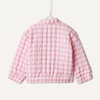 Amazon Essentials x Sofia Grainge Baby Girls’ Cotton Sateen Lightweight Printed Jacket(Pink Big Gingham)