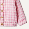 Amazon Essentials x Sofia Grainge Baby Girls’ Cotton Sateen Lightweight Printed Jacket(Pink Big Gingham)
