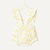 Amazon Essentials x Sofia Grainge Baby Girls’ Cotton Sleeveless Romper with Ruffles(Ivory Lemon)