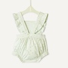 Amazon Essentials x Sofia Grainge Baby Girls’ Cotton Sleeveless Romper with Ruffles(Pale Mint Green Ditsy Floral)