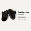 Amazon Essentials x Sofia Grainge Baby Girls’ Mary Jane Shoes with Bow Detail(Black)