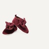 Amazon Essentials x Sofia Grainge Baby Girls’ Mary Jane Shoes with Bow Detail(Burgundy)