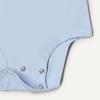 Amazon Essentials x Sofia Grainge Baby Girls’ Short Sleeve Crewneck Bodysuit, Pack of 3(Dark Navy/Ivory/Light Blue)