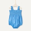 Amazon Essentials x Sofia Grainge Baby Girls’ Woven Sleeveless Ruffle Romper(Blue)