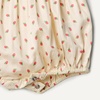 Amazon Essentials x Sofia Grainge Baby Girls’ Woven Sleeveless Ruffle Romper(Bright Pink Little Strawberries)