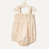 Amazon Essentials x Sofia Grainge Baby Girls’ Woven Sleeveless Ruffle Romper(Bright Pink Little Strawberries)