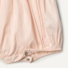 Amazon Essentials x Sofia Grainge Baby Girls’ Woven Sleeveless Ruffle Romper(Peach Classic Stripe)