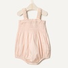 Amazon Essentials x Sofia Grainge Baby Girls’ Woven Sleeveless Ruffle Romper(Peach Classic Stripe)