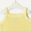 Amazon Essentials x Sofia Grainge Mommy & Me Cotton Crochet Sweaters & Tank Sets(Light Yellow)