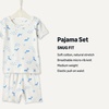 Amazon Essentials x Sofia Grainge Mommy and Me Short Sleeve Pajama Set(Ivory Whales)