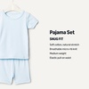 Amazon Essentials x Sofia Grainge Mommy and Me Short Sleeve Pajama Set(Light Blue)