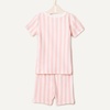 Amazon Essentials x Sofia Grainge Mommy and Me Short Sleeve Pajama Set(Pale Pink Bold Stripe)