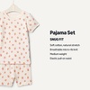 Amazon Essentials x Sofia Grainge Mommy and Me Short Sleeve Pajama Set(Peach Strawberry Toss)