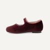Amazon Essentials x Sofia Grainge Toddler Girls’ Mary Jane Ballet Flat Shoes(Burgundy)