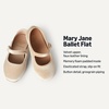 Amazon Essentials x Sofia Grainge Toddler Girls’ Mary Jane Ballet Flat Shoes(Taupe)