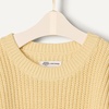 Amazon Essentials x Sofia Grainge Toddler and Baby Boys’ Cotton Knit Drop Shoulder Sweater with Ribbing at Neck, Cuffs, Hem(Butter Yellow)