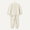 Amazon Essentials x Sofia Grainge Toddler and Baby Boys’ Cotton-Nylon Knit Sweater Set with Crew Neckline(Oatmeal Heather Squirrel)