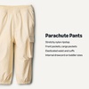 Amazon Essentials x Sofia Grainge Toddler and Baby Boys’ Nylon Parachute Pants(Beige)