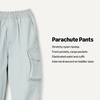 Amazon Essentials x Sofia Grainge Toddler and Baby Boys’ Nylon Parachute Pants(Grey)