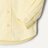 Amazon Essentials x Sofia Grainge Toddler and Baby Boys’ Stretch Oxford Band Collar Shirt with Patch Pocket(Butter Yellow)