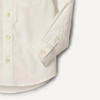 Amazon Essentials x Sofia Grainge Toddler and Baby Boys’ Stretch Oxford Band Collar Shirt with Patch Pocket(White)
