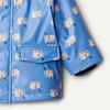 Amazon Essentials x Sofia Grainge Toddler and Baby Boys’ Water-Repellent Rain Jacket with Quilted Lining(Cornflower Blue Elephants)