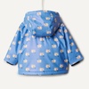 Amazon Essentials x Sofia Grainge Toddler and Baby Boys’ Water-Repellent Rain Jacket with Quilted Lining(Cornflower Blue Elephants)