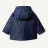 Amazon Essentials x Sofia Grainge Toddler and Baby Boys’ Water-Repellent Rain Jacket with Quilted Lining(Navy)