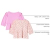 Amazon Essentials x Sofia Grainge Toddler and Baby Girls’ 3/4 Sleeve Knit Top(Pink/Small Ladybugs)