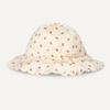 Amazon Essentials x Sofia Grainge Toddler and Baby Girls’ Cotton Hat(Ivory Pink Little Strawberries)